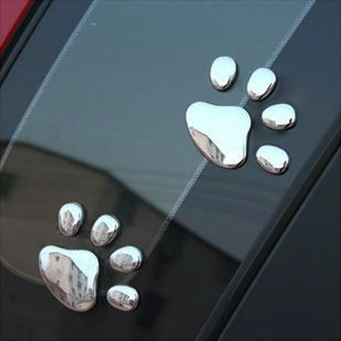 PAW PRINT CAR DECALS